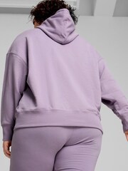 Puma Purple Womens Better Classics Relaxed Hoodie - Image 5 of 6