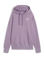 Puma Purple Womens Better Classics Relaxed Hoodie - Image 6 of 6