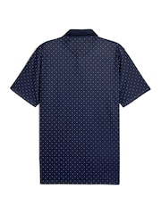 Puma Blue Pure Geo Golf Mens Polo Shirt - Image 2 of 2