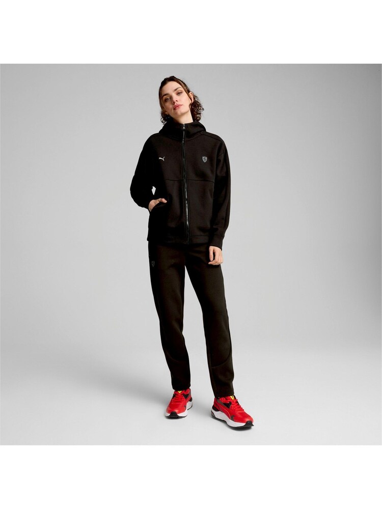 Puma Black Womens Scuderia Ferrari Style Hoodie - Image 1 of 6