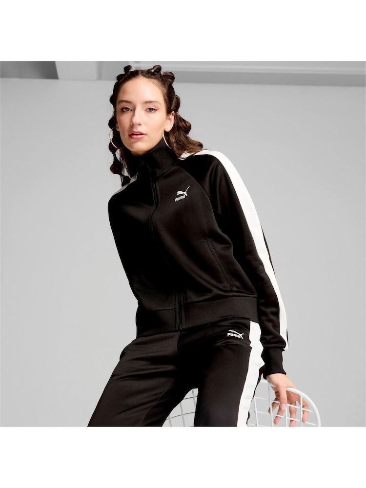 Puma Black Womens Iconic T7 Track Jacket - Image 1 of 6