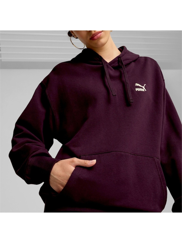 Puma Purple Unisex Better Classics Hoodie - Image 6 of 6