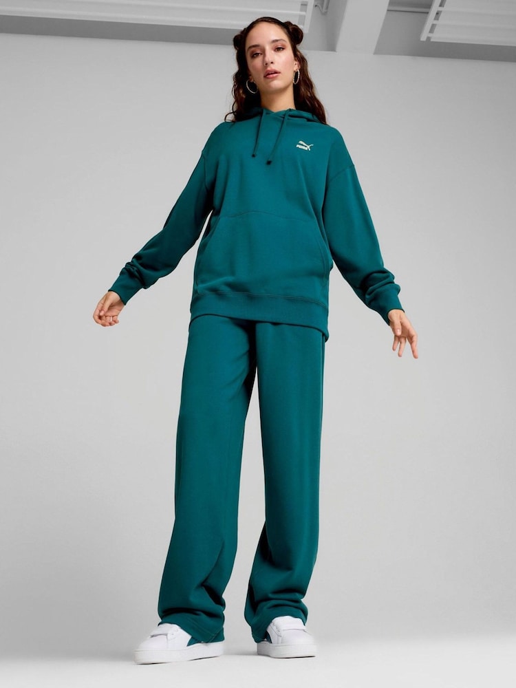 Puma Green Unisex Better Classics Hoodie - Image 1 of 4