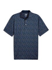 Puma Blue Mens MATTR Soto Golf Polo Shirt - Image 1 of 2