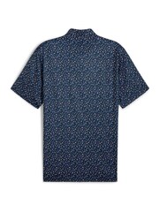 Puma Blue Mens MATTR Soto Golf Polo Shirt - Image 2 of 2