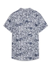 Puma White Womens CLOUDSPUN Zebra Short Sleeve Golf Polo Shirt - Image 2 of 3