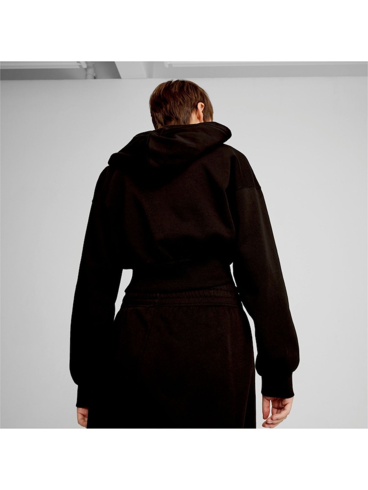 Puma Black Womens BMW M Motorsport ESS+ Half Zip Hoodie - Image 2 of 6