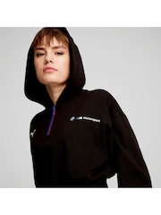 Puma Black Womens BMW M Motorsport ESS+ Half Zip Hoodie - Image 4 of 6