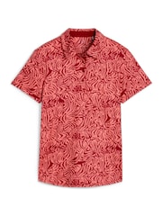 Puma Pink Womens CLOUDSPUN Zebra Short Sleeve Golf Polo Shirt - Image 1 of 2