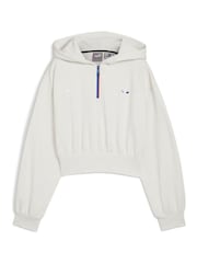 Puma Grey Womens BMW M Motorsport ESS+ Half Zip Hoodie - Image 6 of 6