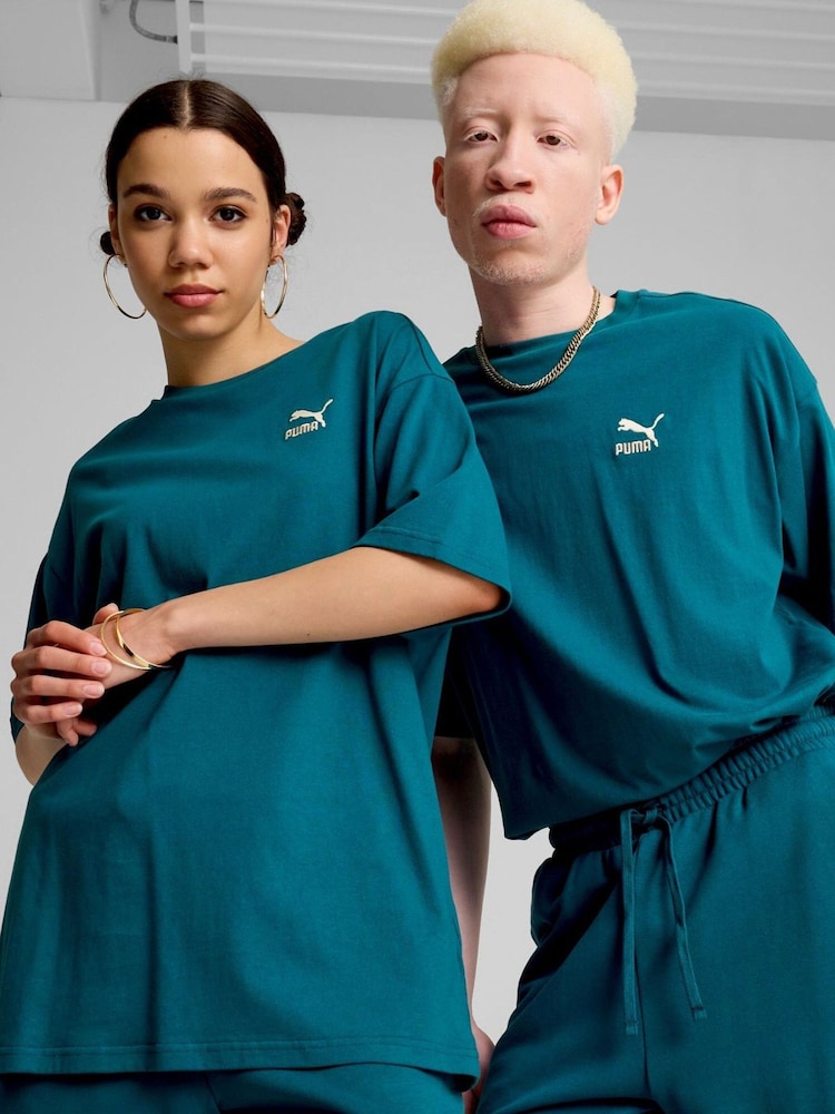 Puma Green Unisex Better Classics Top - Image 1 of 4