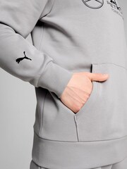 Puma Grey Mens Mercedes Amg Petronas F1 Ess Hoodie - Image 4 of 5