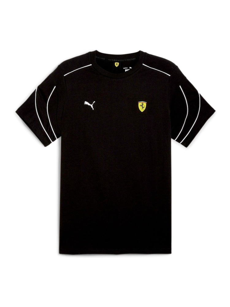 Puma Black Mens Scuderia Ferrari Race MT7+ T-Shirt - Image 5 of 6