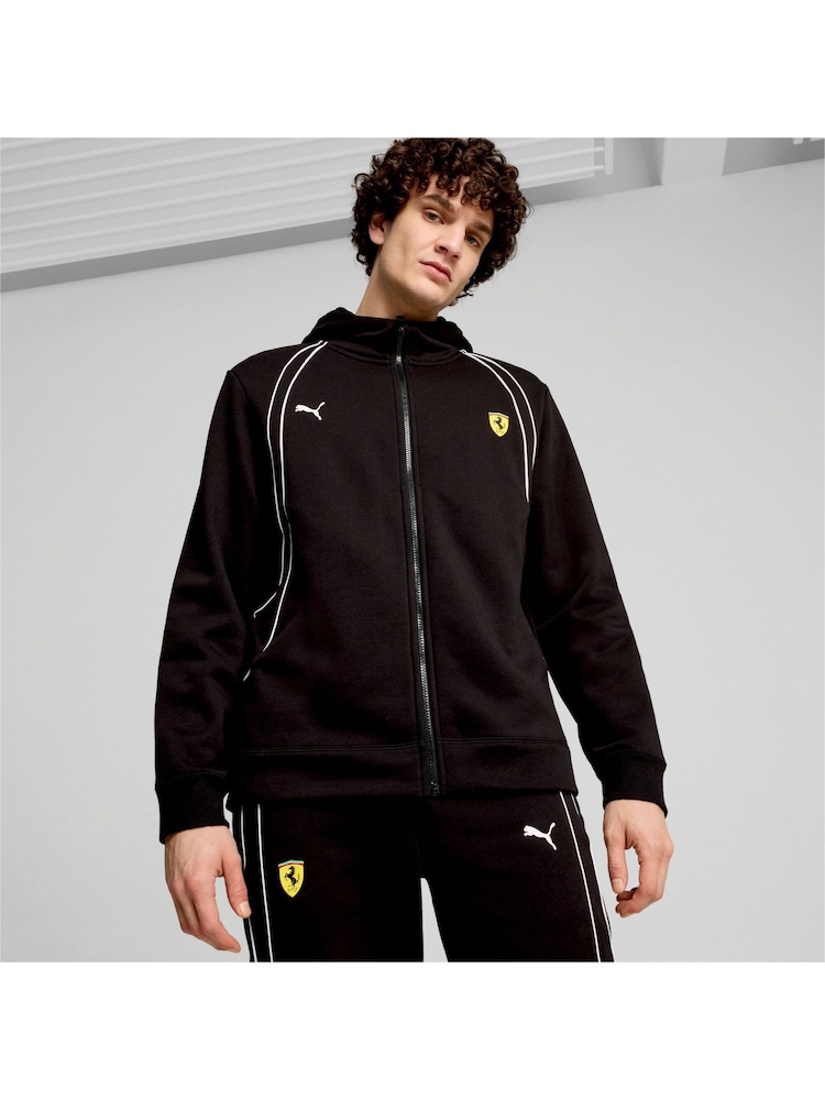 Puma Black Mens Scuderia Ferrari Race Hoodie - Image 1 of 6