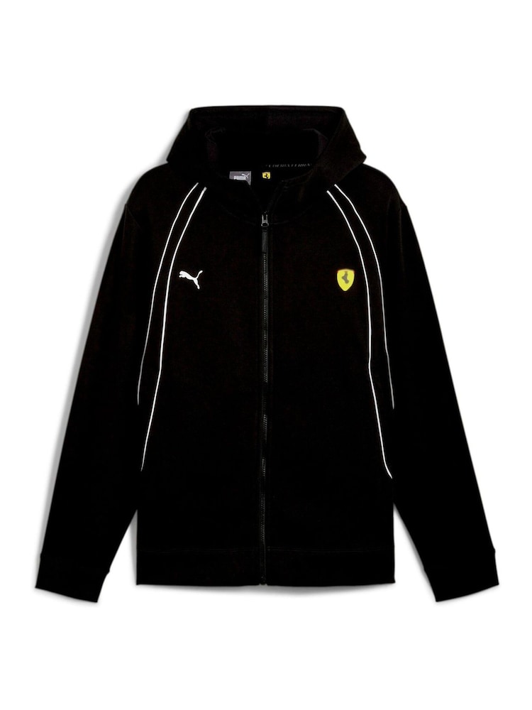 Puma Black Mens Scuderia Ferrari Race Hoodie - Image 6 of 6