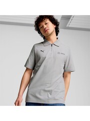 Puma Grey Mens Mercedes-AMG Petronas F1 Polo Shirt - Image 1 of 6