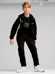 Puma Black Boys Mercedes-AMG Petronas F1 Hooded Sweat Jacket - Image 3 of 6
