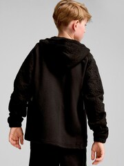 Puma Black Boys Mercedes-AMG Petronas F1 Hooded Sweat Jacket - Image 4 of 6