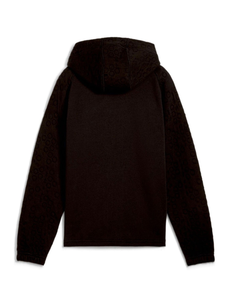 Puma Black Boys Mercedes-AMG Petronas F1 Hooded Sweat Jacket - Image 6 of 6