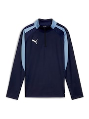 Puma Blue Boys individual LIGA Quarter-Zip Top - Image 1 of 2