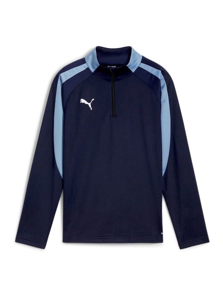 Puma Blue Boys individual LIGA Quarter-Zip Top - Image 1 of 2