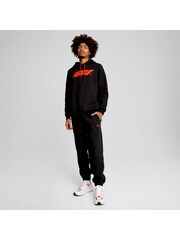 Puma Black Mens F1 ESS Logo Fleece Hoodie - Image 3 of 6