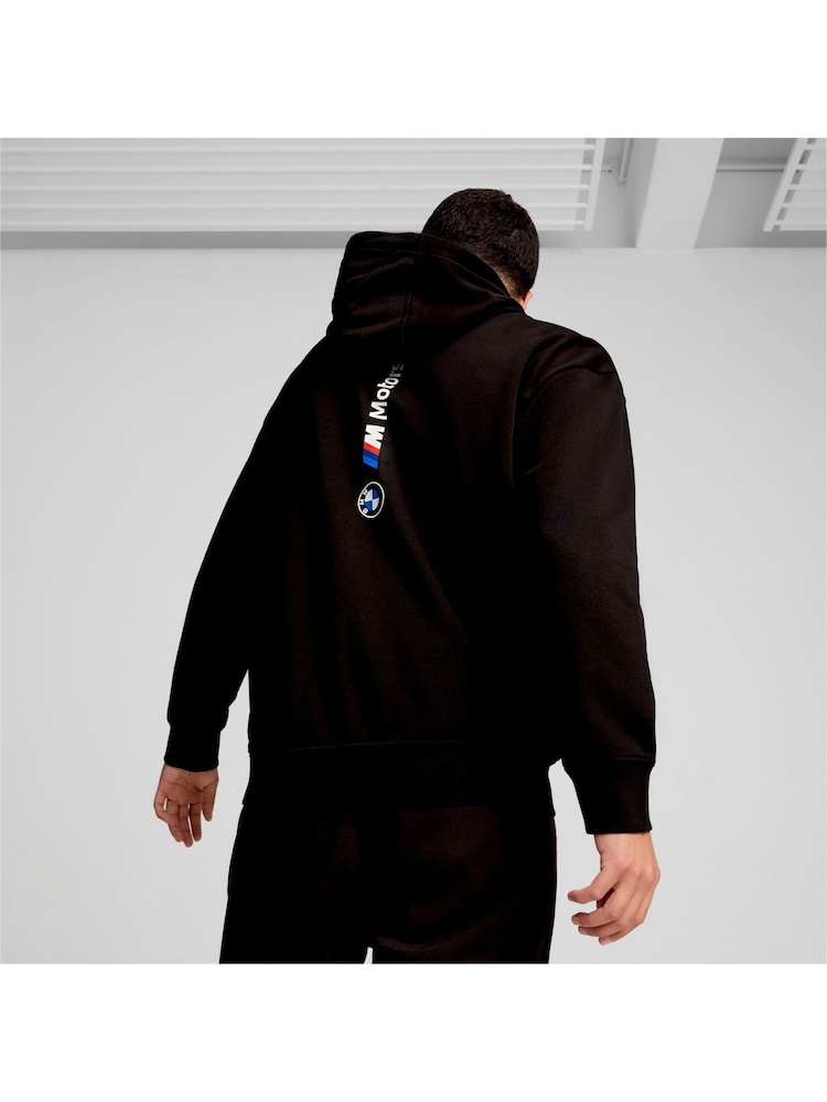 Puma Black Mens BMW M Motorsport ESS+ Fleece Hoodie - Image 2 of 6