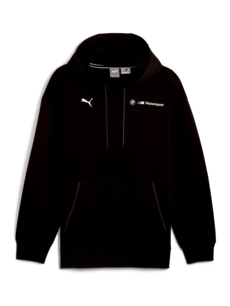 Puma Black Mens BMW M Motorsport ESS+ Fleece Hoodie - Image 6 of 6