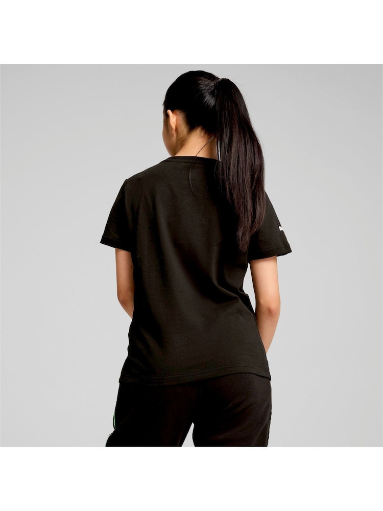 Puma Black Boys Mercedes-AMG Petronas F1 Logo T-Shirt - Image 2 of 6