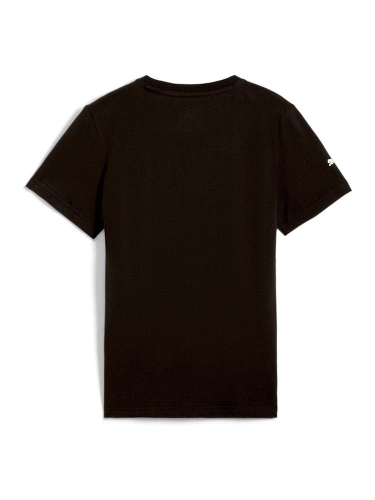 Puma Black Boys Mercedes-AMG Petronas F1 Logo T-Shirt - Image 6 of 6