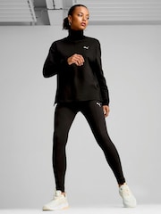 Puma Black Womens Her High Neck Crew Top - Image 3 of 6
