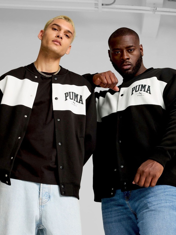 Puma Black Mens SQUAD Bomber Jacket - Image 1 of 6