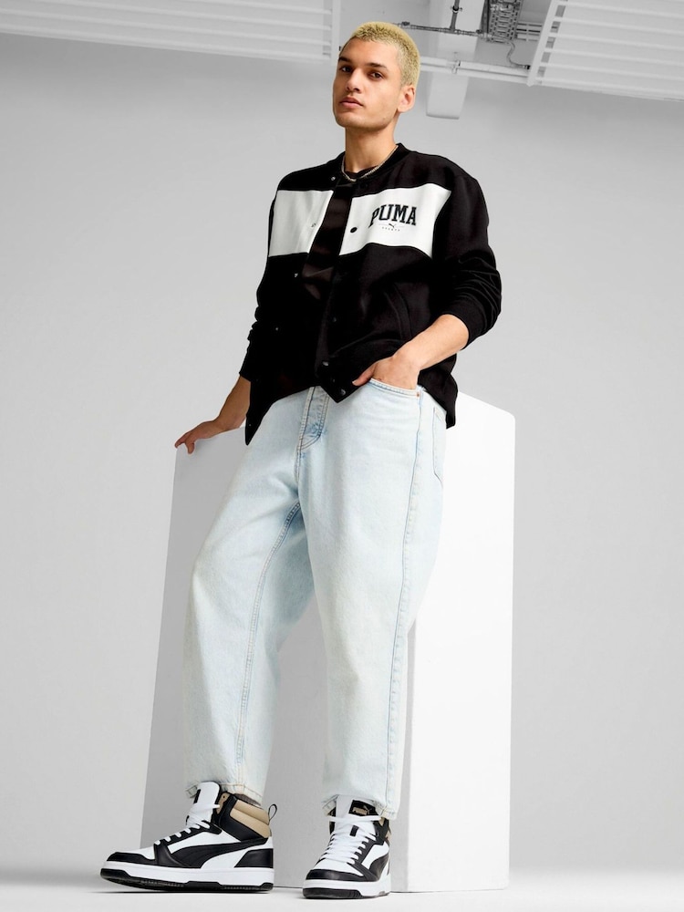 Puma Black Mens SQUAD Bomber Jacket - Image 2 of 6