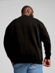Puma Black Mens SQUAD Bomber Jacket - Image 4 of 6