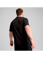 Puma Black Mens Squad 100% Cotton T-Shirt - Image 2 of 6