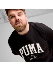 Puma Black Mens Squad 100% Cotton T-Shirt - Image 4 of 6