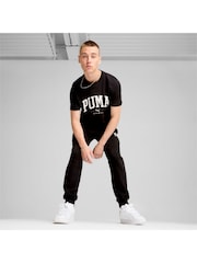 Puma Black Mens Squad 100% Cotton T-Shirt - Image 5 of 6