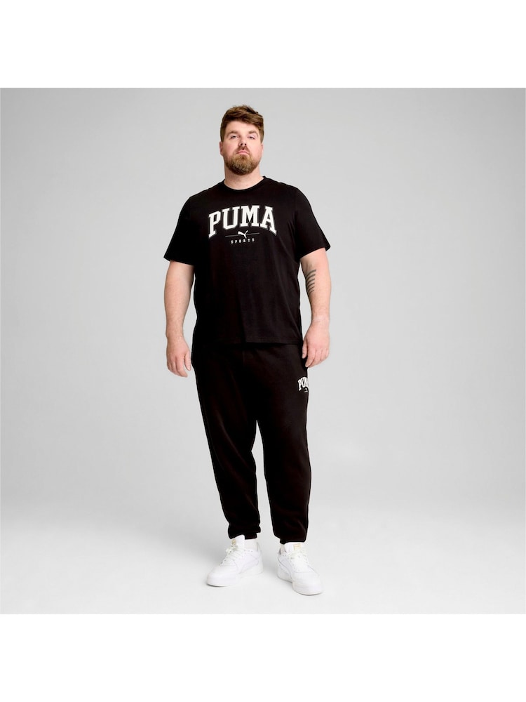 Puma Black Mens Squad 100% Cotton T-Shirt - Image 6 of 6