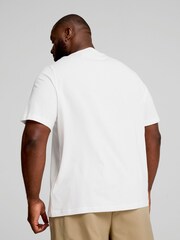 Puma White Mens Squad 100% Cotton T-Shirt - Image 2 of 6