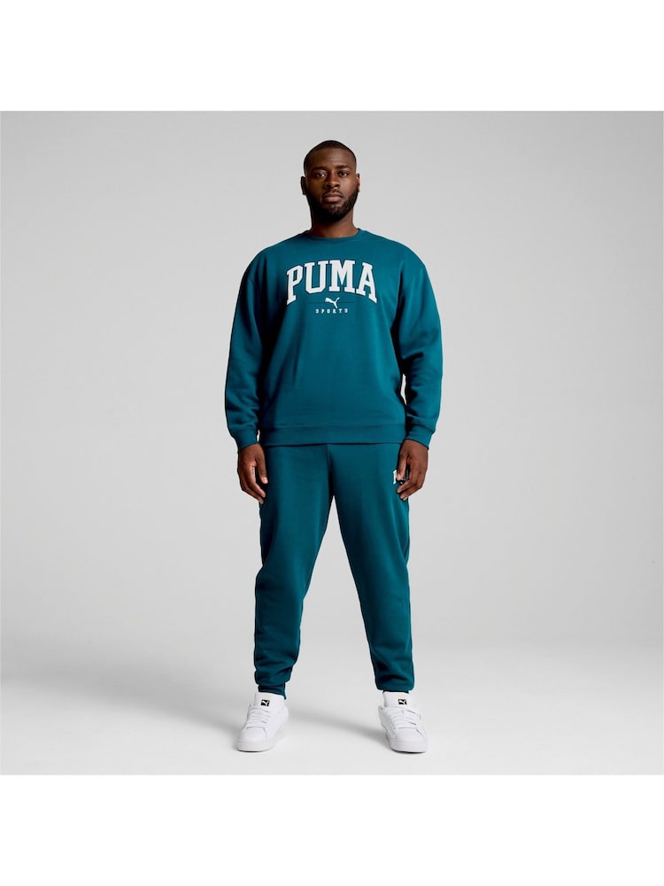 Puma Green Mens SQUAD Crewneck Sweatshirt - Image 1 of 6