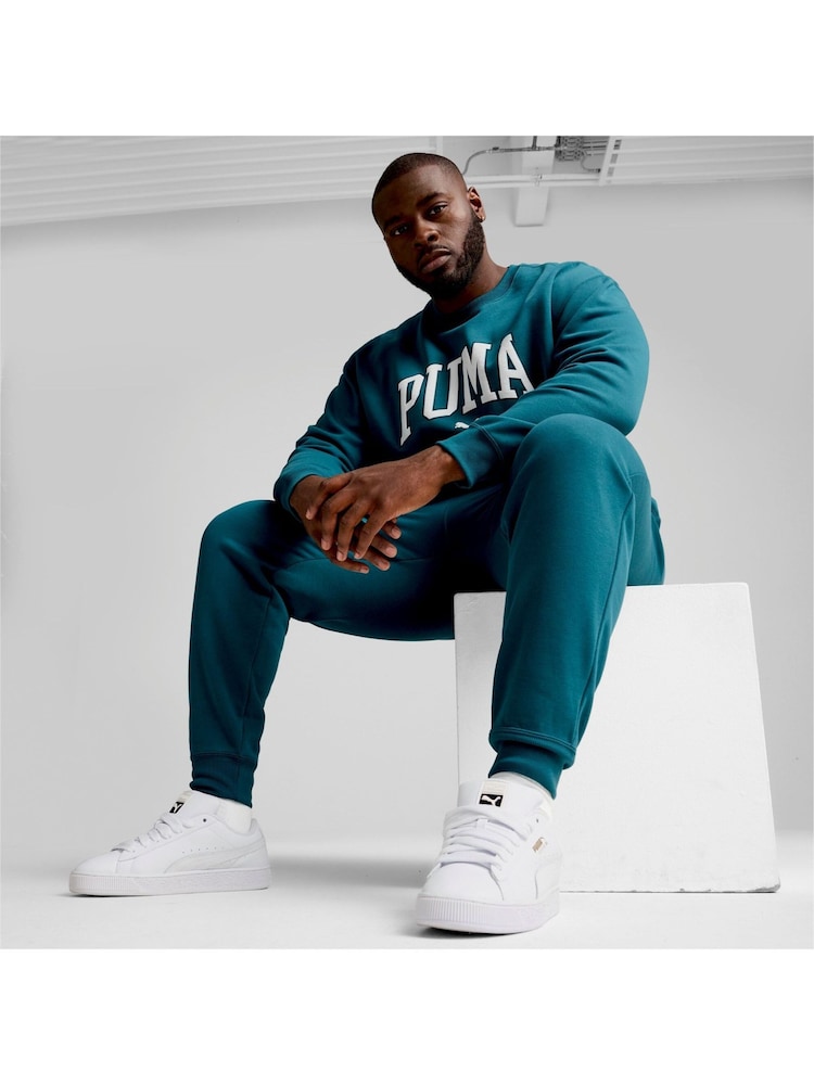 Puma Green Mens SQUAD Crewneck Sweatshirt - Image 2 of 6