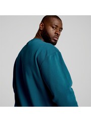 Puma Green Mens SQUAD Crewneck Sweatshirt - Image 5 of 6