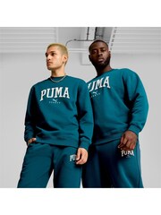 Puma Green Mens SQUAD Crewneck Sweatshirt - Image 6 of 6