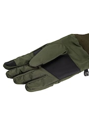 Verde - Guantes acolchados impermeables de hombre con puños de canalé de Totes Isotoner - Imagen 2 de 5