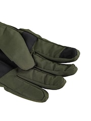 Verde - Guantes acolchados impermeables de hombre con puños de canalé de Totes Isotoner - Imagen 3 de 5