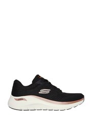 Skechers Black Arch Fit 2.0 Glow The Distance Shoes - Image 2 of 3