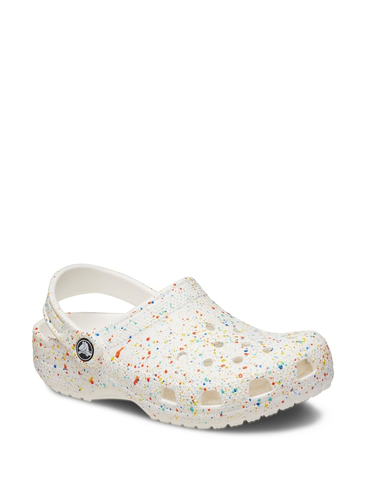 Crocs Paint Splatter Classic Clogs - Image 2 of 5