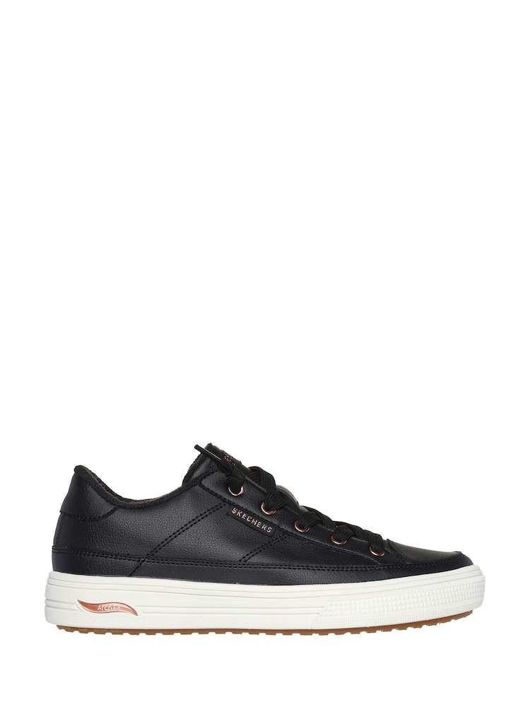 Skechers Black Arch Fit Arcade On My Way Shoes - Image 3 of 3