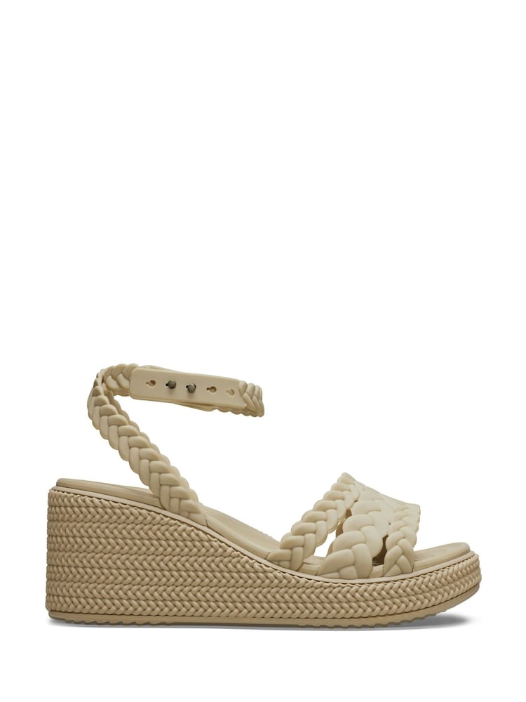 Crocs Brown Crocs Marble Brown Sandals - Image 1 of 4