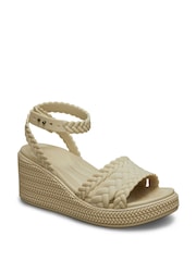 Crocs Brown Crocs Marble Brown Sandals - Image 3 of 4